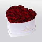 White Velvet Heartbox |Red|M