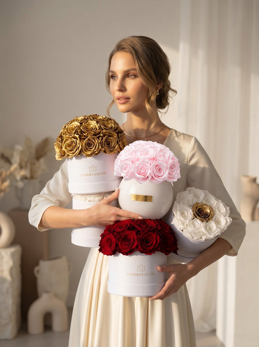 Ewige Rosen: 10 Geschenkideen für Frauen