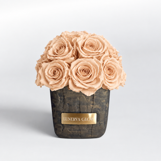 Square Solid Vase S|Nude