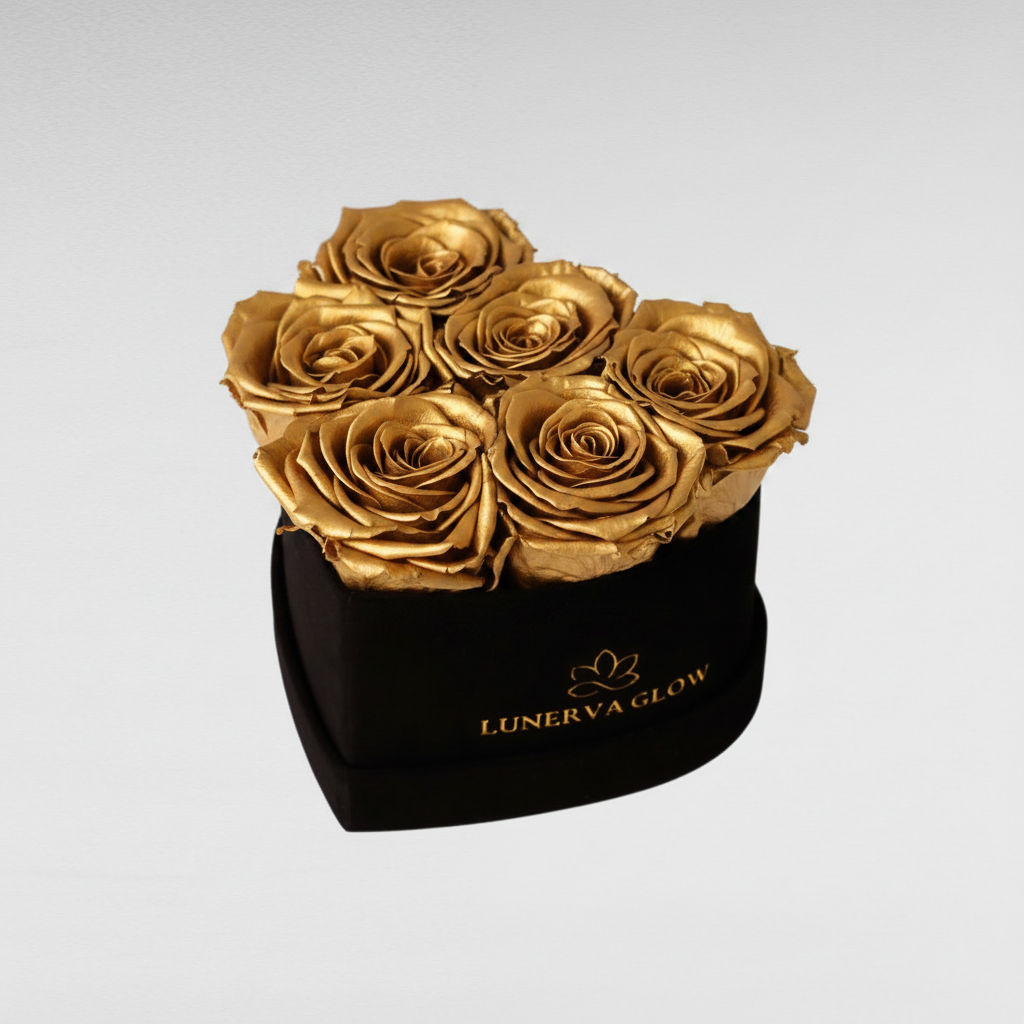 Black Velvet Heartbox |Peach|S