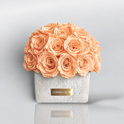 Beton Oval Vase XS|Nude