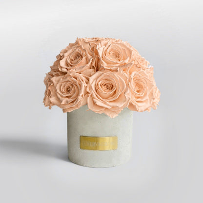 Gray Solid Beton Vase XS|Nude