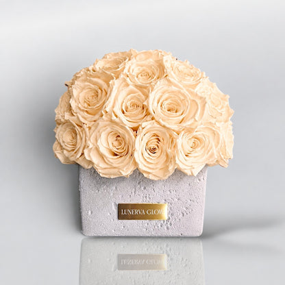 Beton Oval Vase XS|Nude