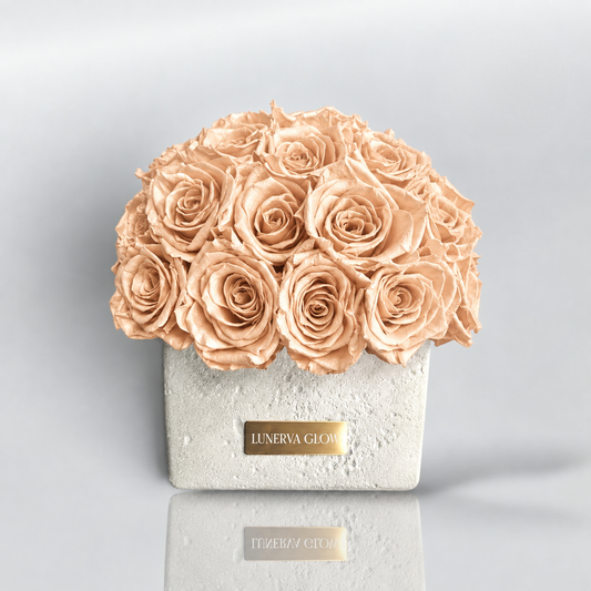 Beton Oval Vase XS|Nude