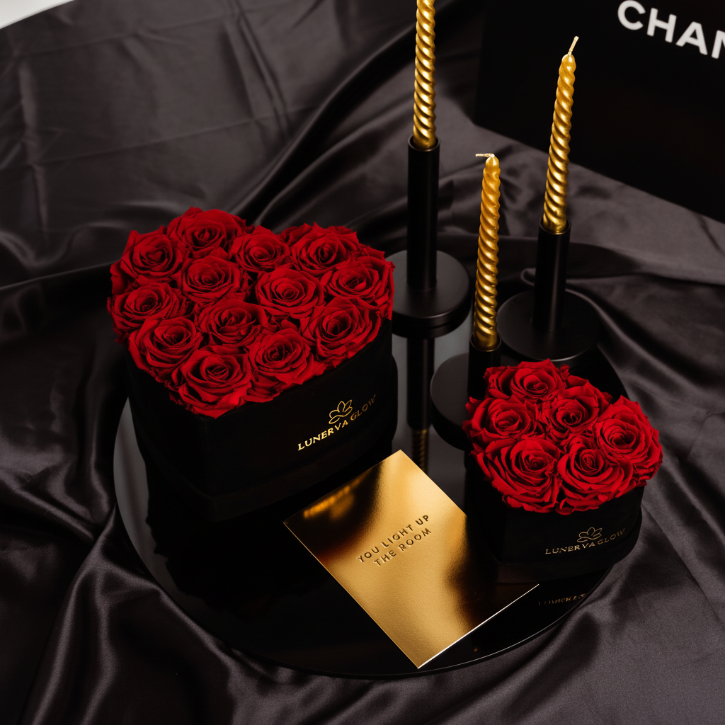 Black Velvet Heartbox |S