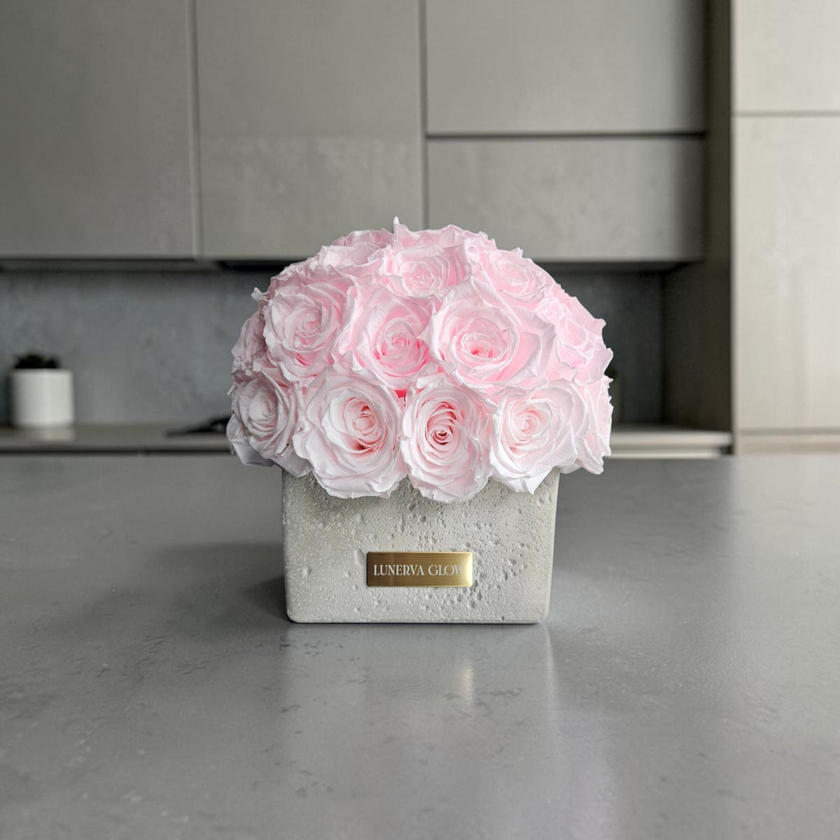 Beton Oval Vase XS|Bridalpink