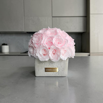Beton Oval Vase XS|Bridalpink
