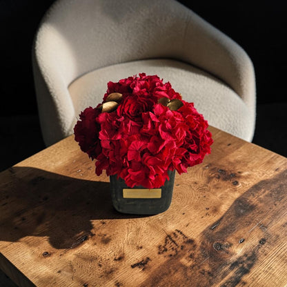 Square Hydrangea Mix S|Royal Red