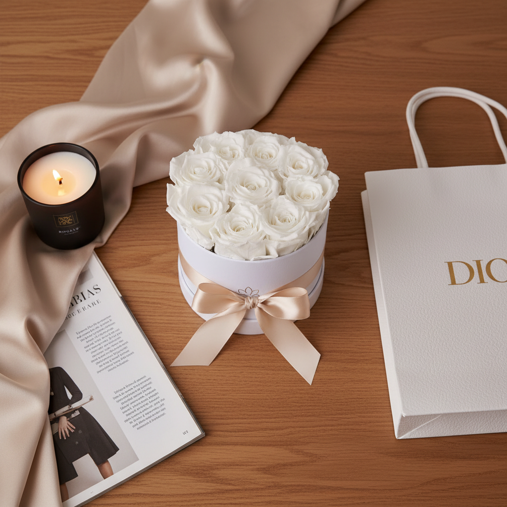 White Velvet  Flowerbox |White