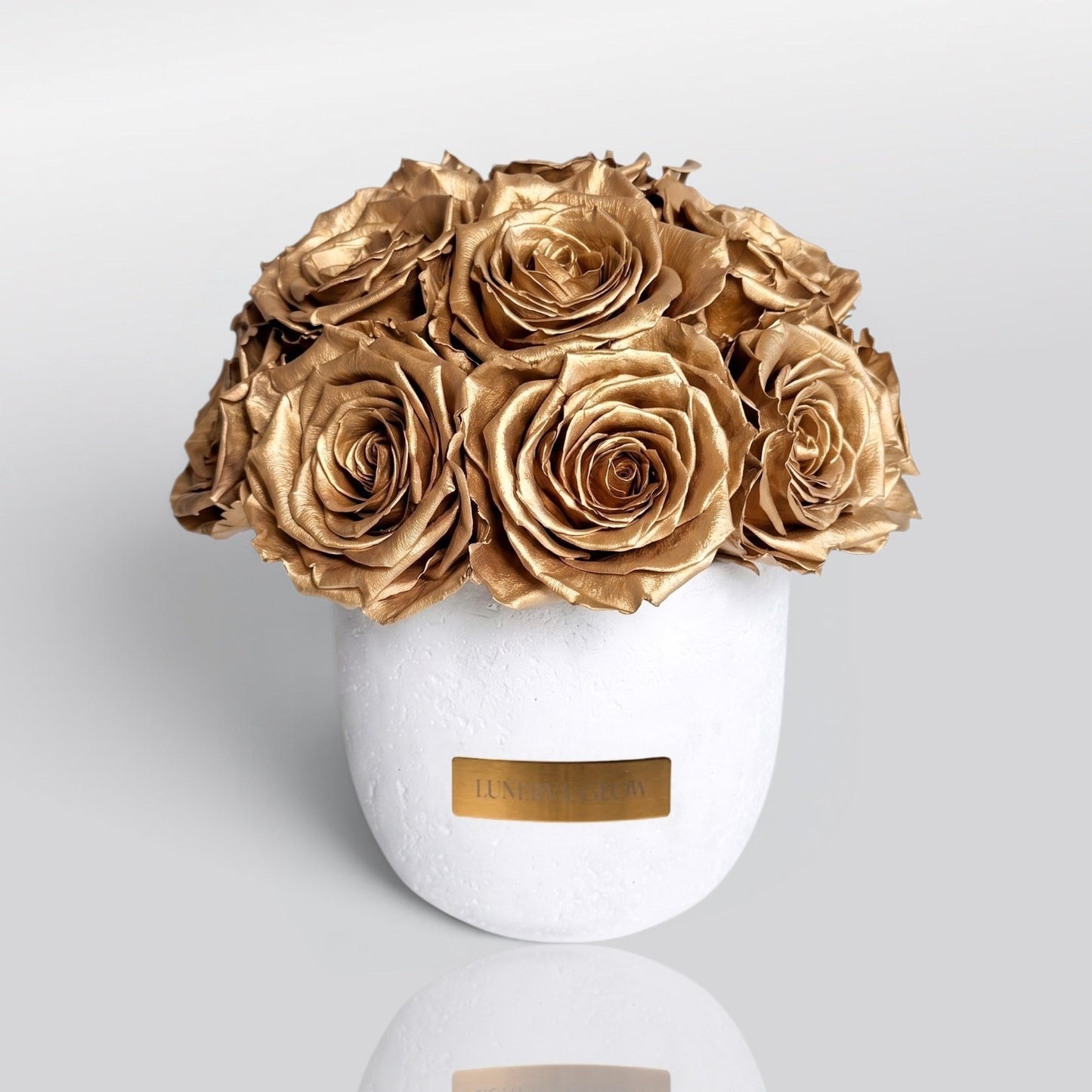 White Solid Vase | White
