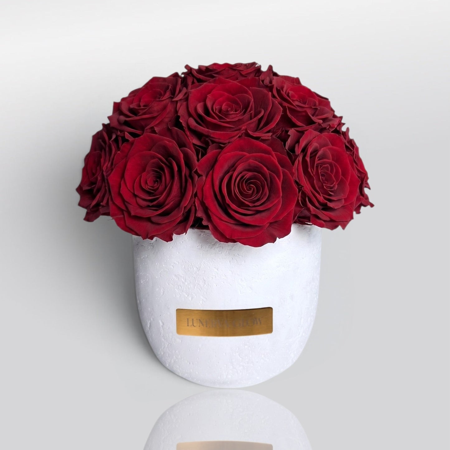 White Solid Vase | White