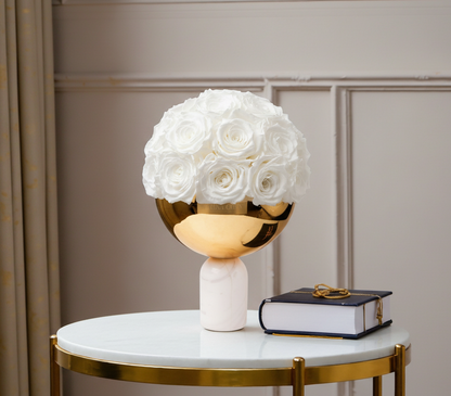 White Marble Bowl |White|