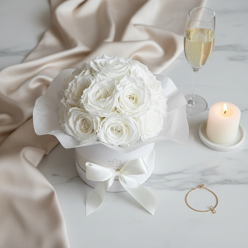 White Splendid Flowerbox| White