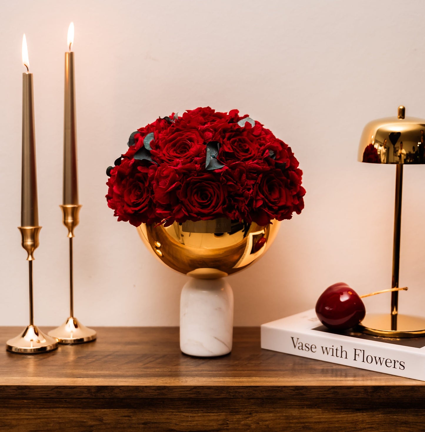 White Marble Bowl Mix |Red|