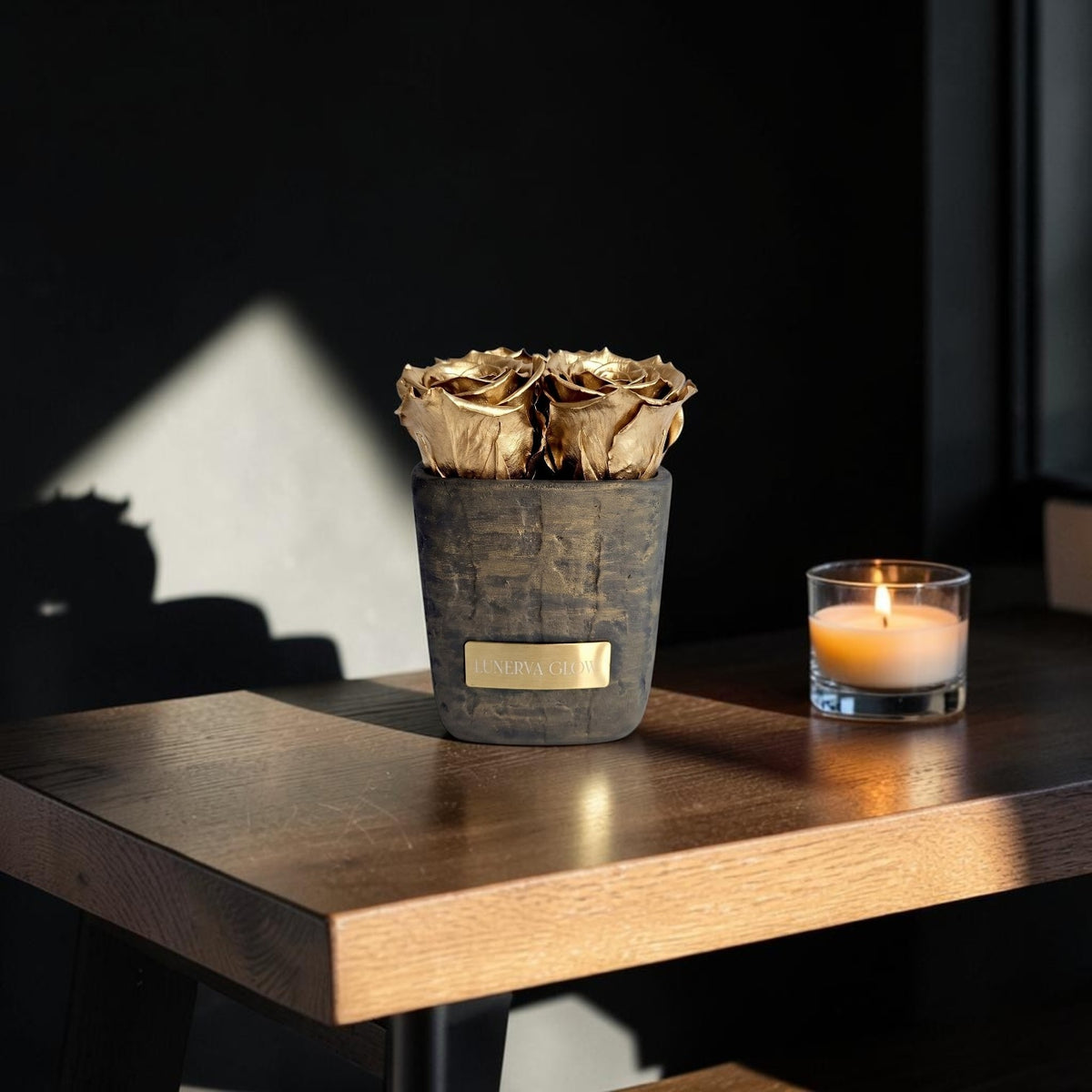 Square Vase XS| Gold