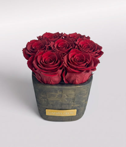 Square Vase XS | Royal Red